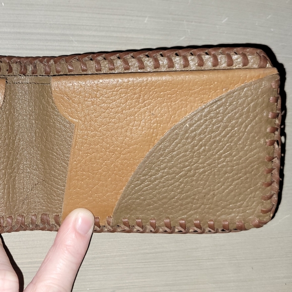 Vintage Tooled Leather Wallet - Picture 8 of 8